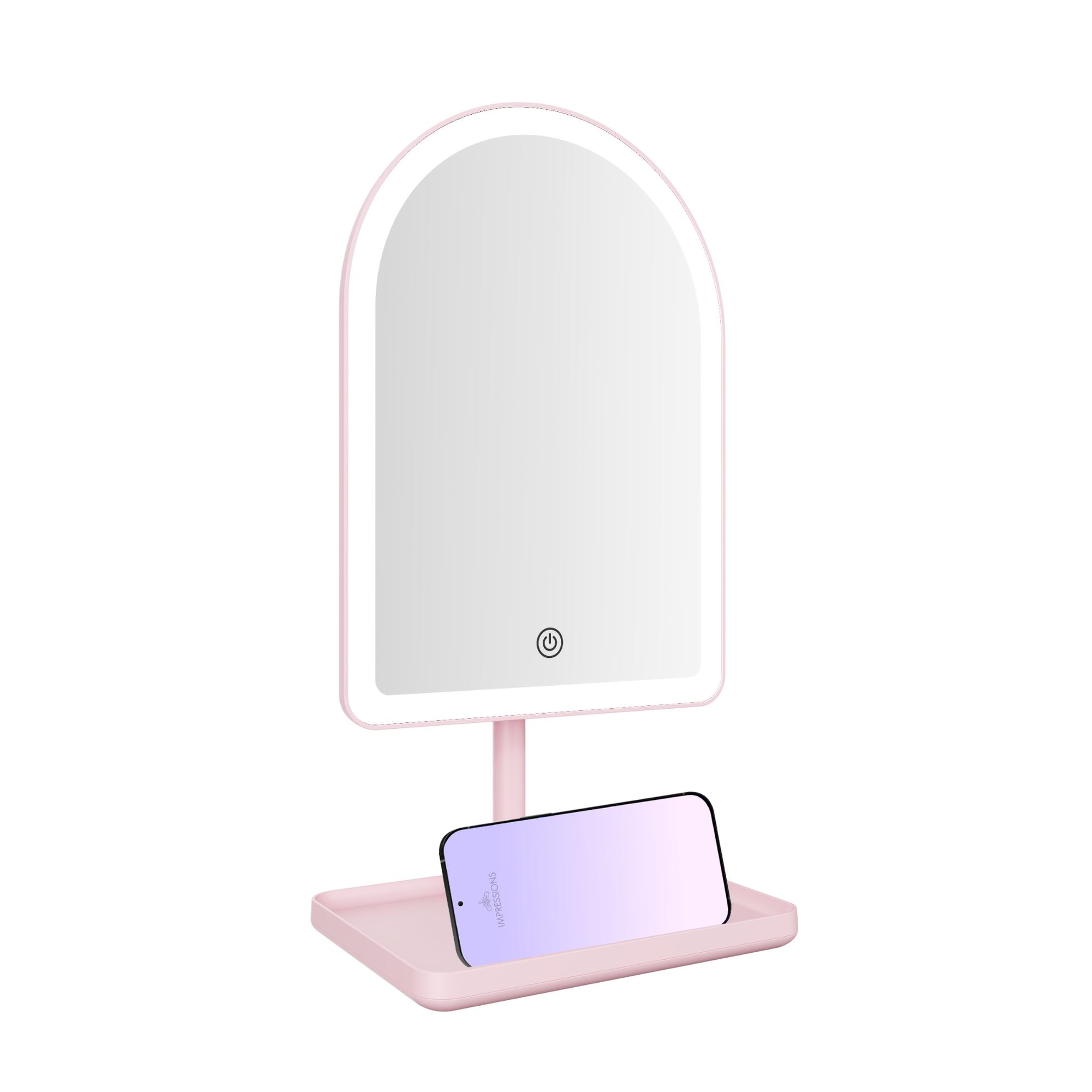 SLAYssentials Arch Tri-Tone LED Tabletop Makeup Mirror