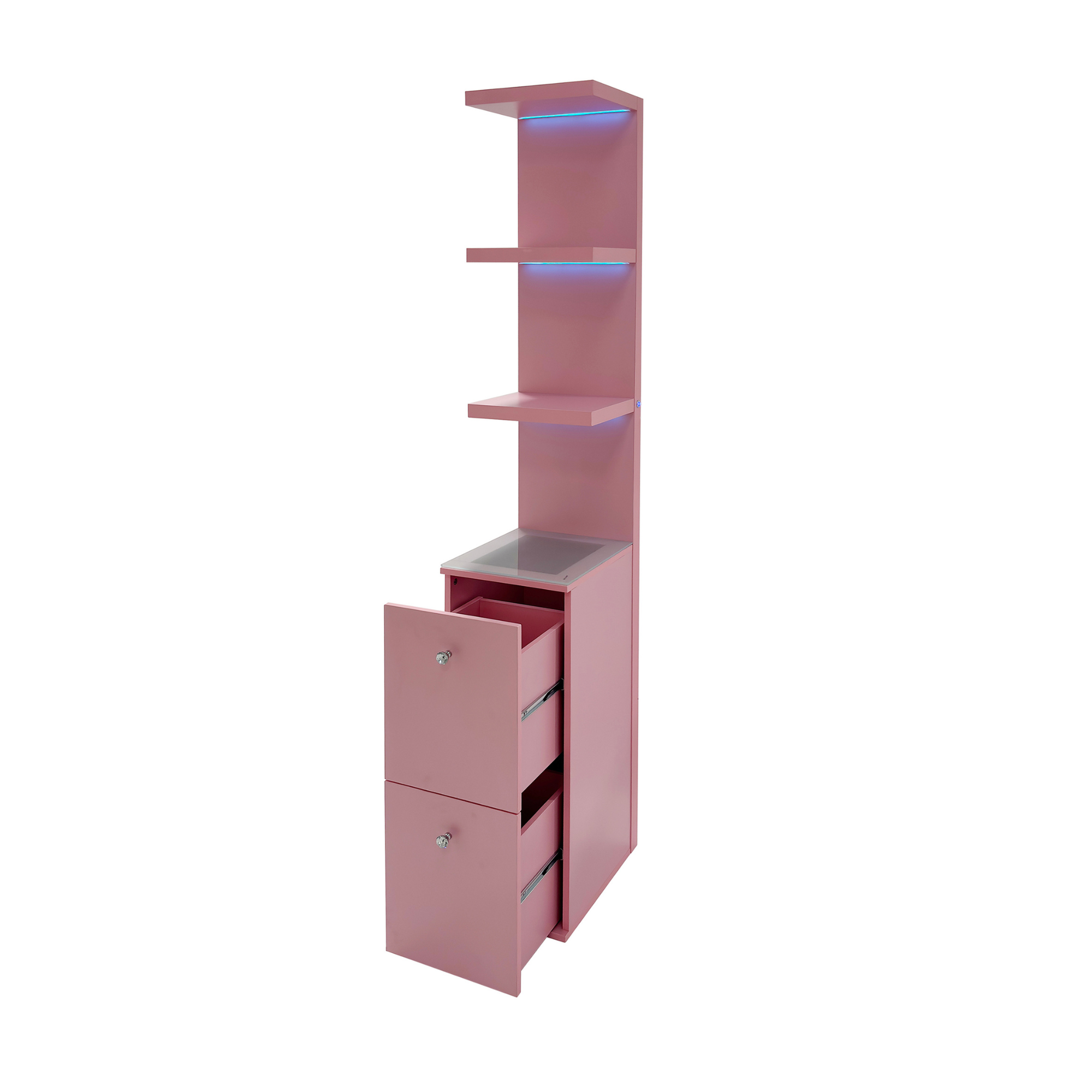 SlayStation® Natalie Column w/ Drawers &amp; RGB Light