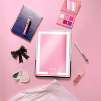 The Muse Tri-Tone LED Easel Makeup Mirror