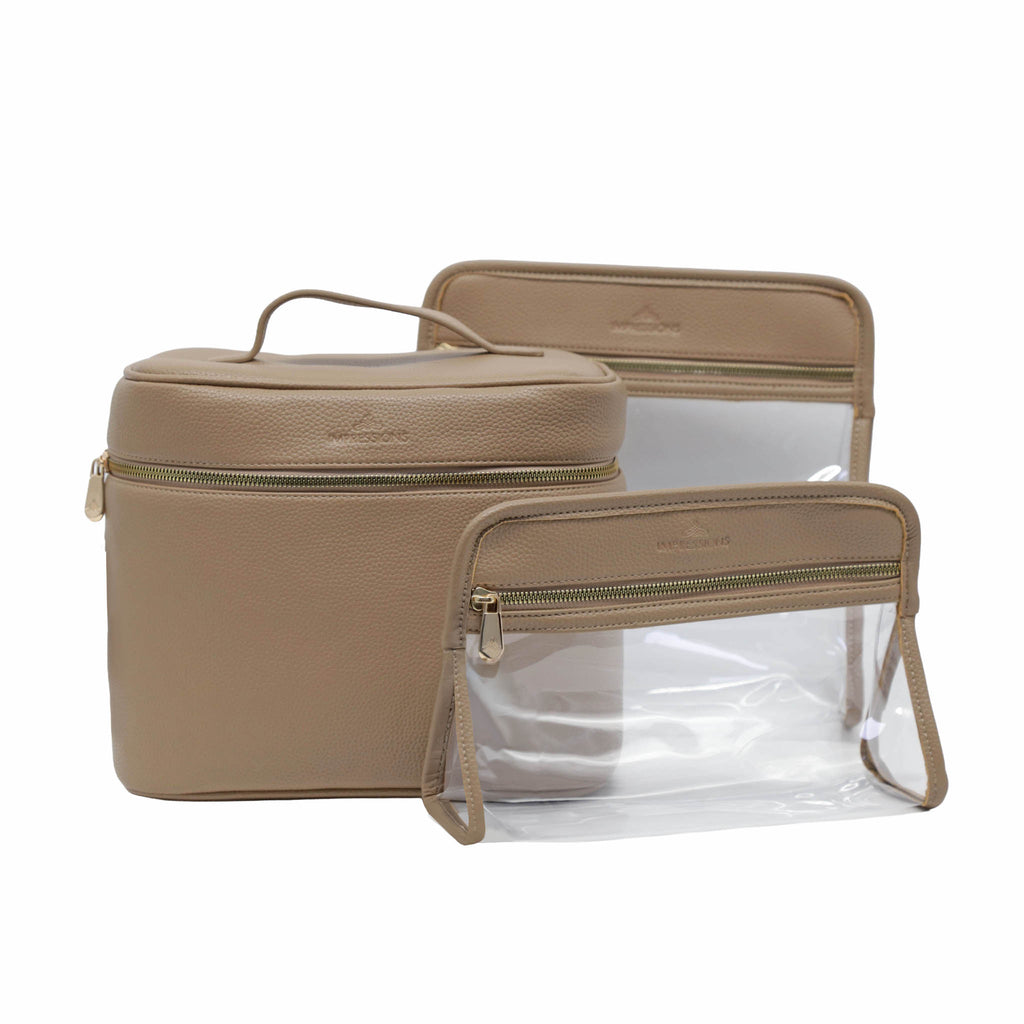 Seville 3-PC Travel Makeup Bag • Impressions Vanity Co