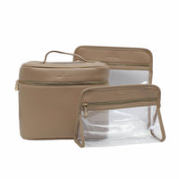 Seville 3-PC Travel Makeup Bag
