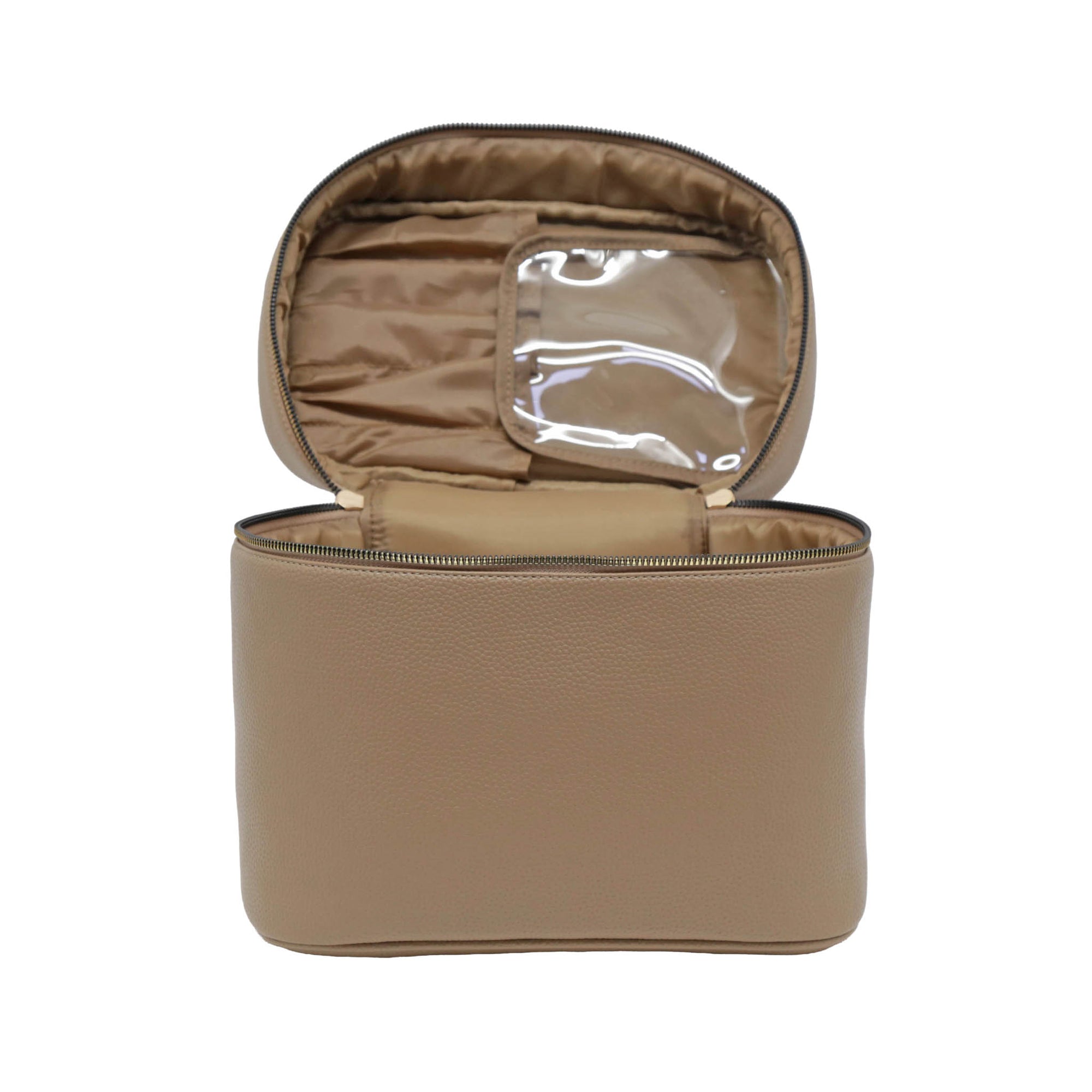 Seville 3-PC Travel Makeup Bag, Mocha