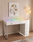 SlayStation® Skyra Premium Vanity Table w / RGB Light