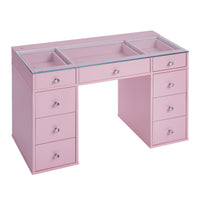 SlayStation® Kids' Vanity Table w/ LED Light