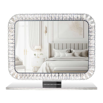 Front ViewBling Collection Landscape RGB Vanity Mirror Reflection