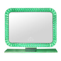Bling Collection Landscape RGB Vanity Mirror Green