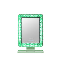 Bling Collection Mini RGB Makeup Mirror-GREEN
