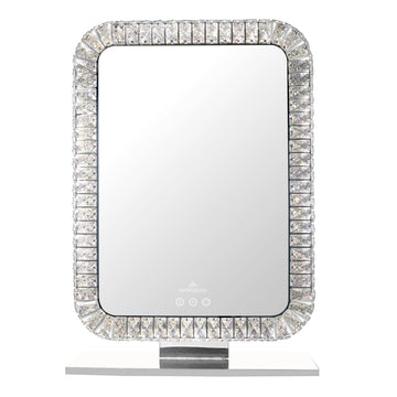 Front Bling Collection Portrait RGB Vanity Mirror