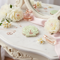 Tiana Lotus LED Compact Mirror