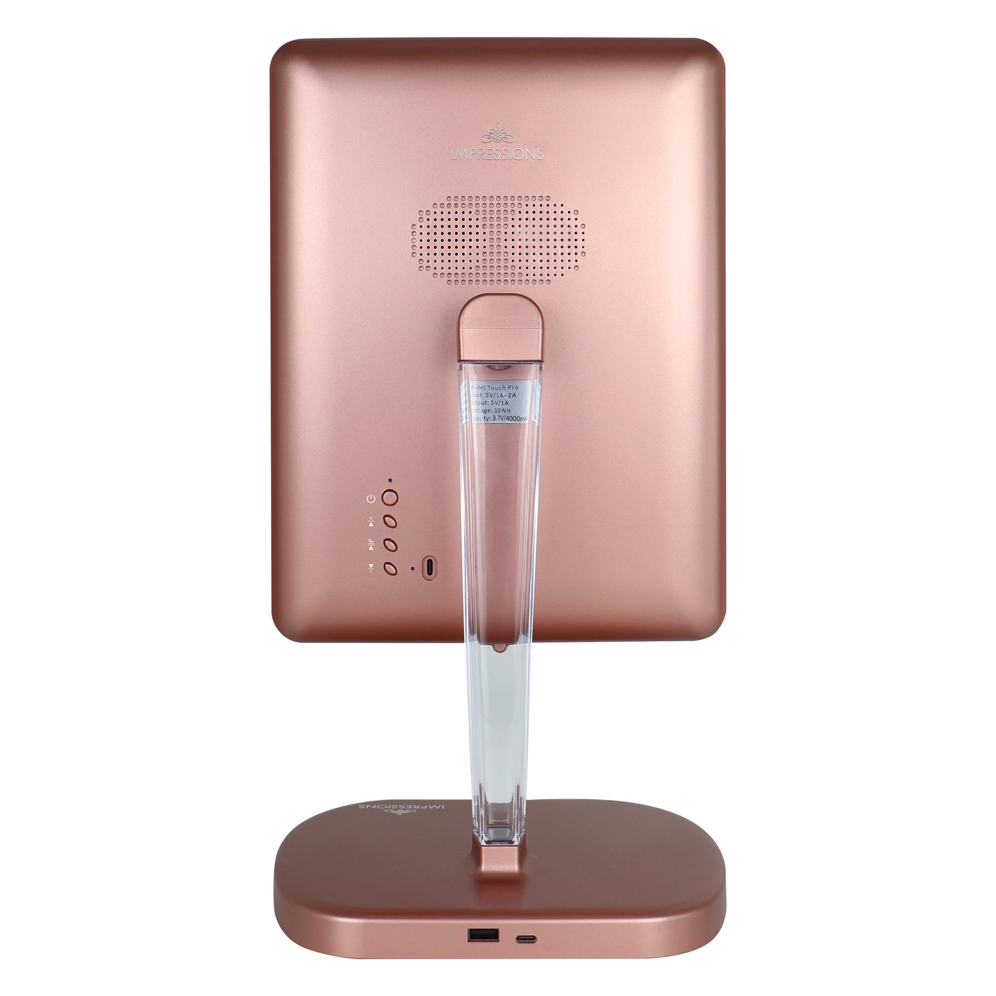 Touch Pro 2.0 LED Makeup Mirror with Qi Charging Base