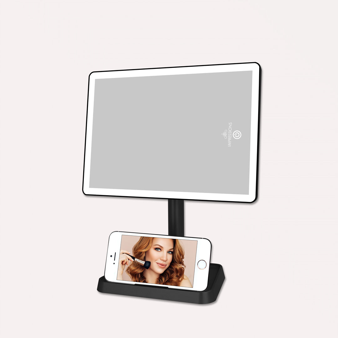 Charmed Tri-Tone LED Makeup Mirror