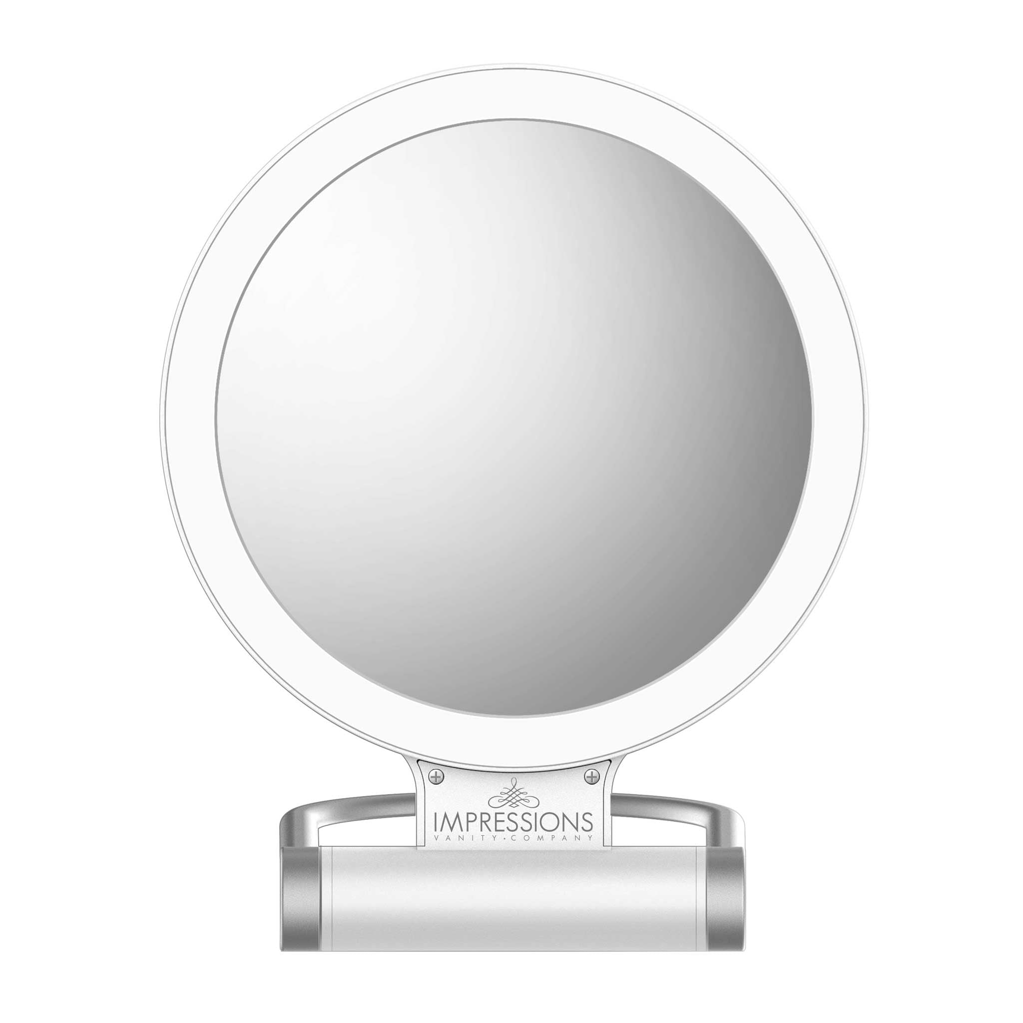 Impressions Vanity Curva Arch Tri Tone LED Makeup Mirror, Touch Screen  Lighted Vanity Mirror with 360 Tilt for Bedroom and Living Room Decor,  Tabletop