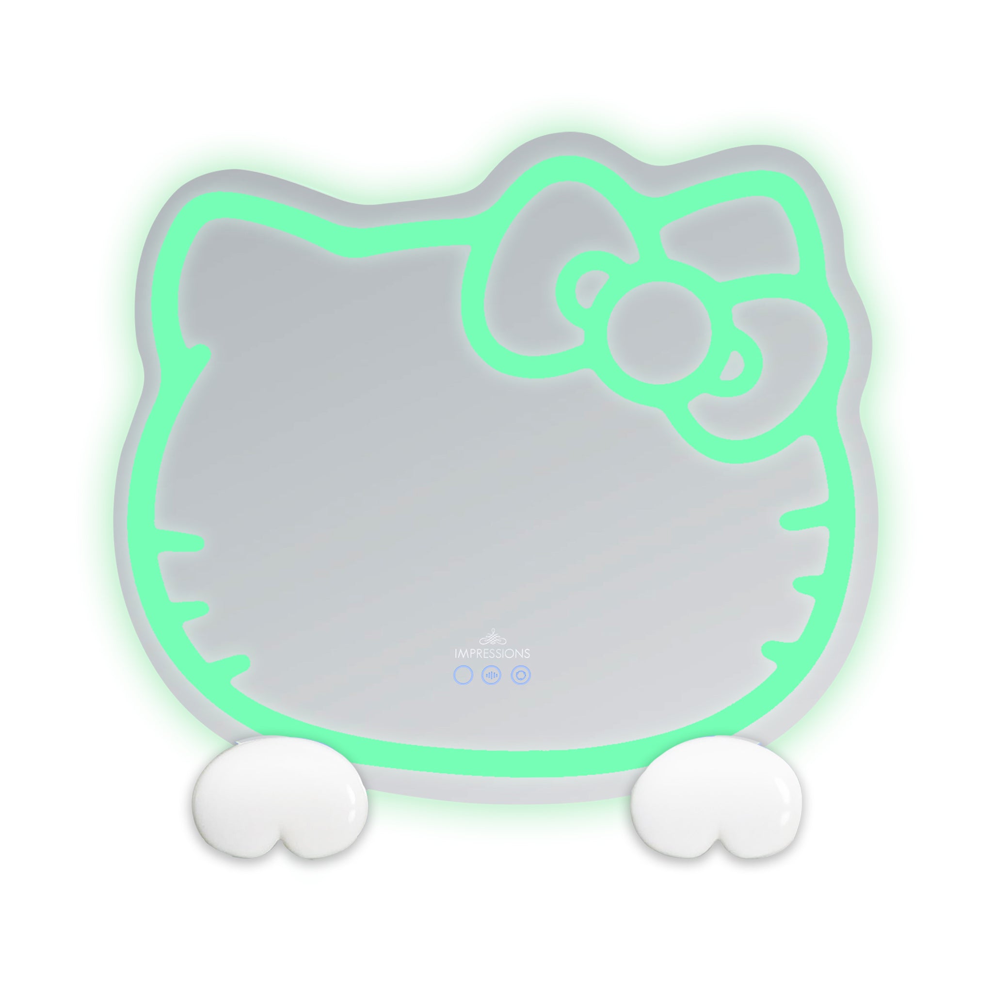 Hello Kitty ® RGB Wall Mirror 2.0 W/ Bluetooth Speakers and Specialty
