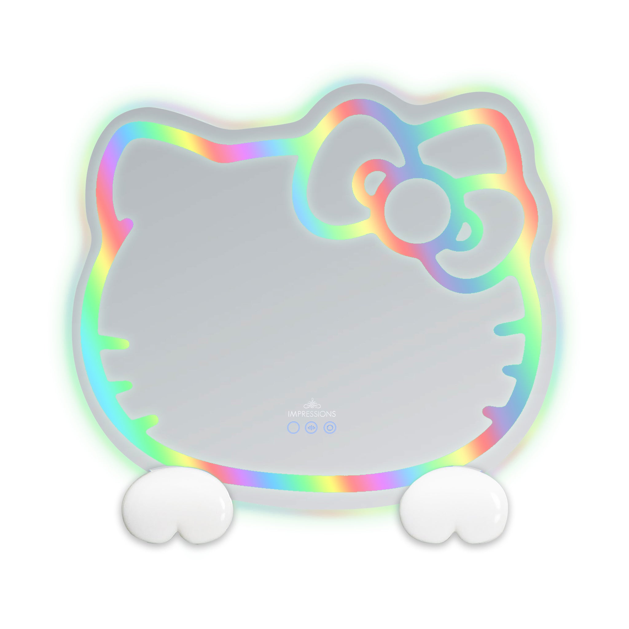 Hello Kitty ® RGB Wall Mirror 2.0 W/ Bluetooth Speakers and Specialty ...