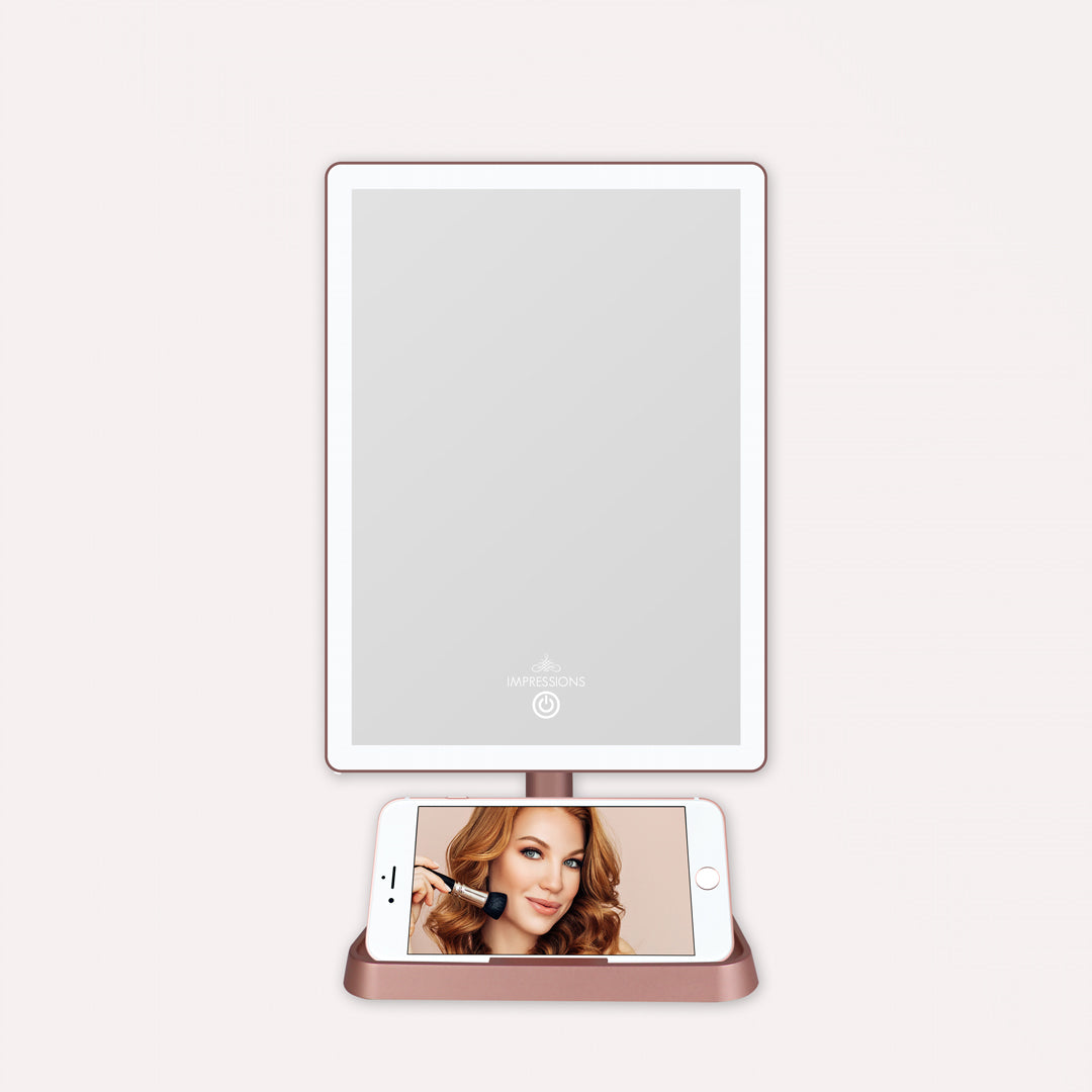 Charmed Tri-Tone LED Makeup Mirror