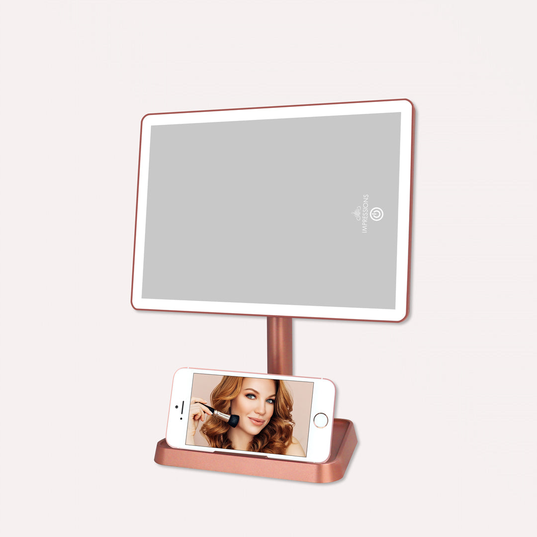 Charmed Tri-Tone LED Makeup Mirror