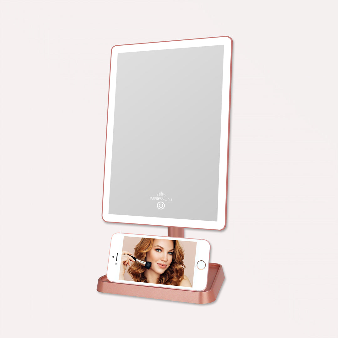 Charmed Tri-Tone LED Makeup Mirror