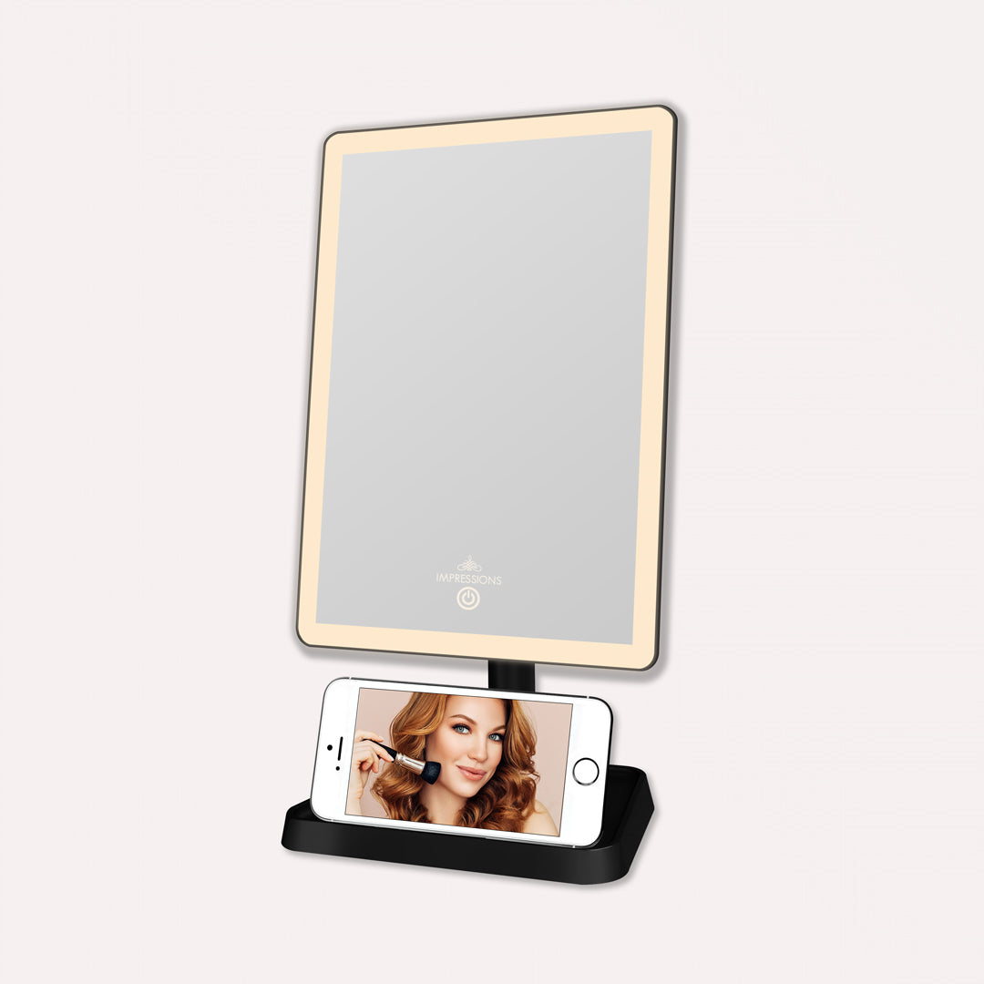 Charmed Tri-Tone LED Makeup Mirror