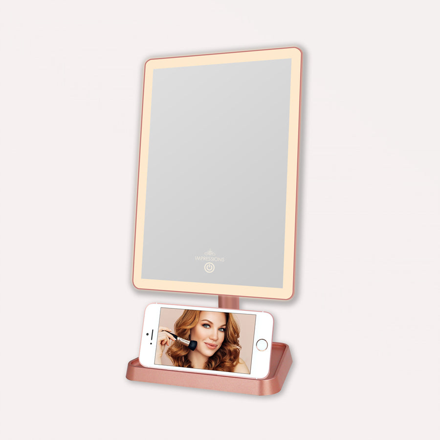 Charmed Tri-Tone LED Makeup Mirror