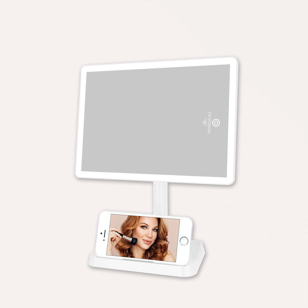 Charmed Tri-Tone LED Makeup Mirror