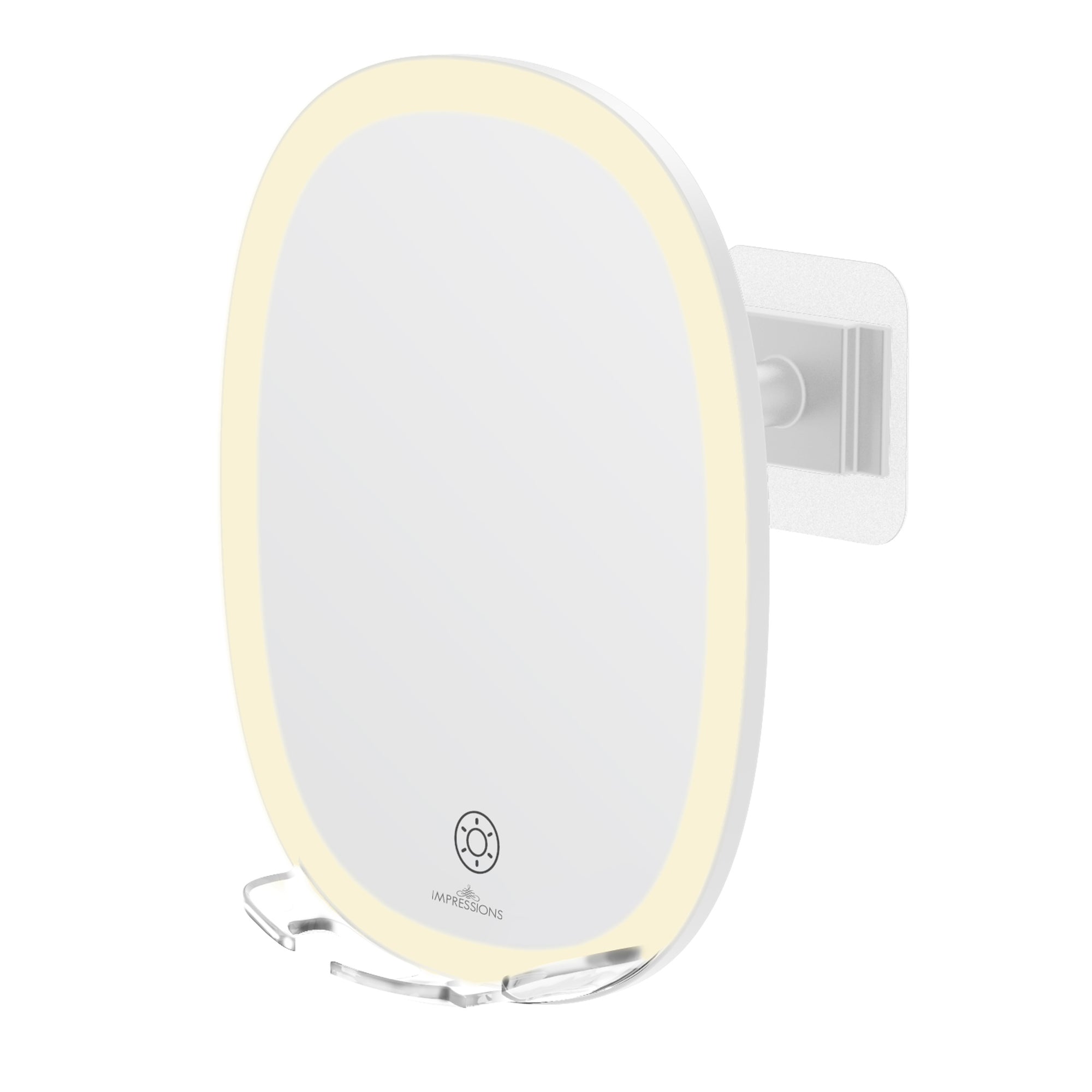 Scaped Tri-Tone LED Fogless Shaving Mirror