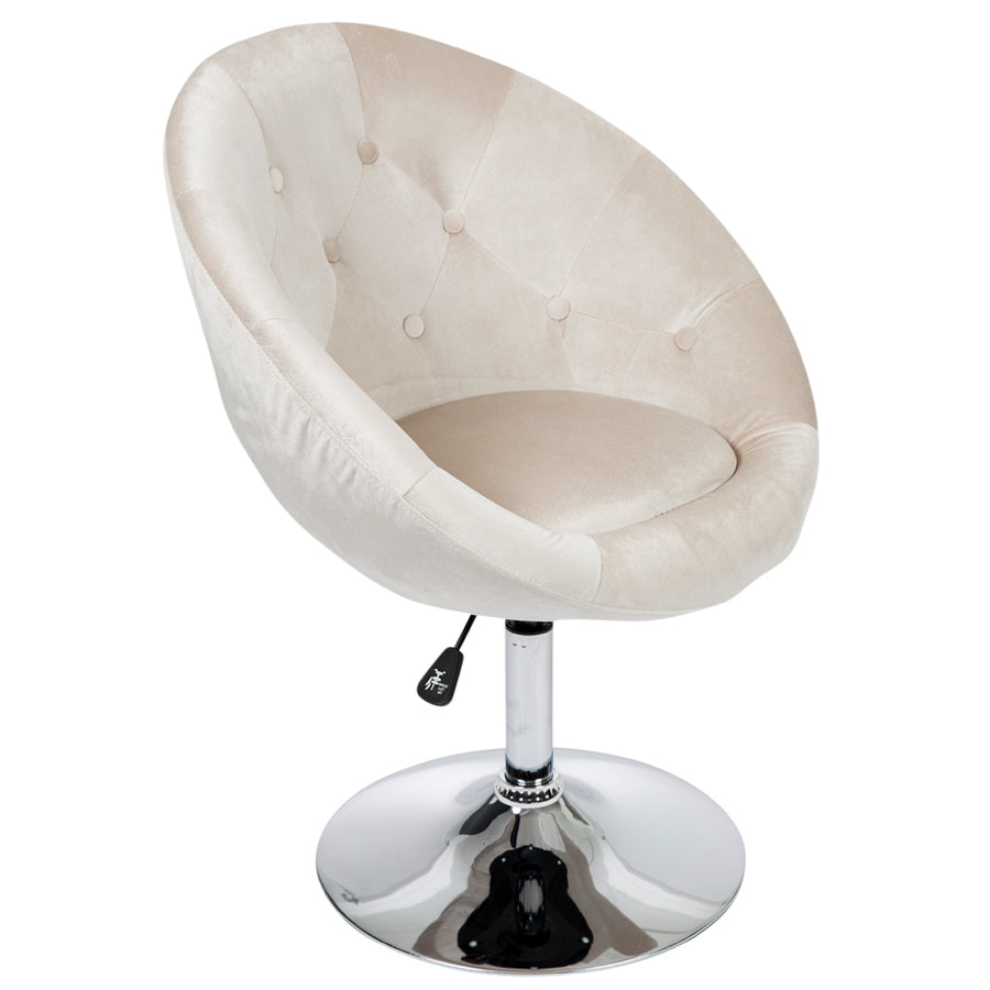 Antoinette Round Tufted Vanity Chair