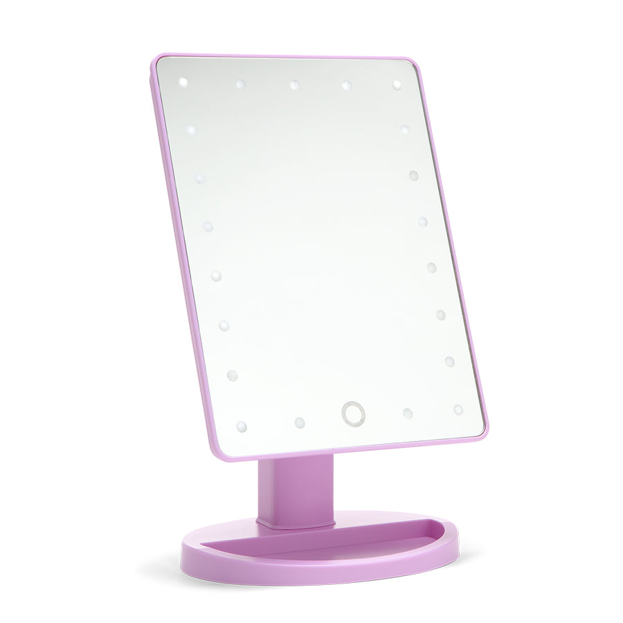 Impressions Vanity Touch Highlight Espejo de maquillaje con luz LED, espejo  de tocador de mesa con doble sistema de alimentación (oro rosa)