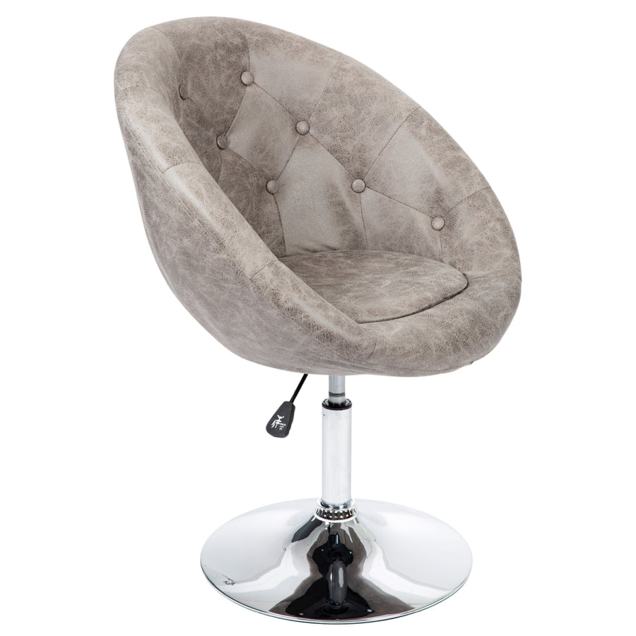 Antoinette Round Tufted Vanity Chair