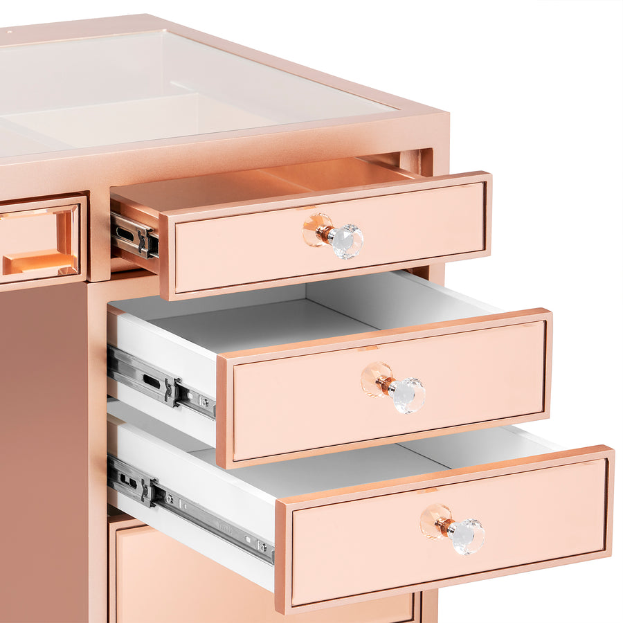 SlayStation® Plus Premium Mirrored Vanity Table