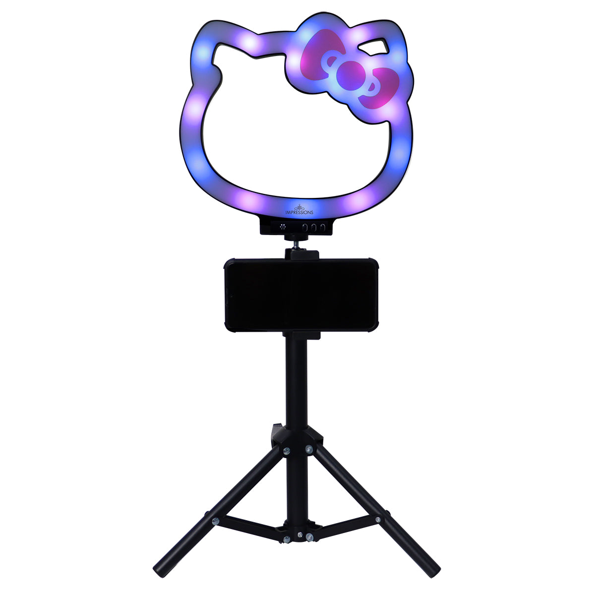 Hello Kitty® Supercute 10” RGB Desktop Ring Light with Tripod