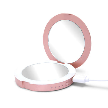 ChargeUp LED Compact Mirror & USB Power Bank