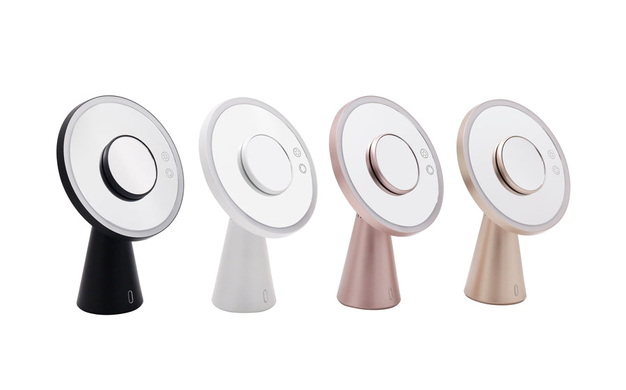 Luna Makeup Mirror and Night Lamp with Bluetooth Speakers