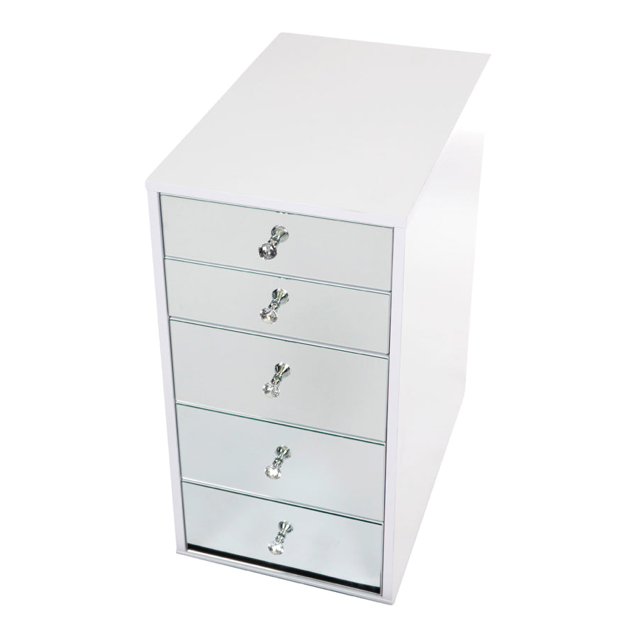 SlayStation® 5-Drawer Mirrored Vanity Storage Unit