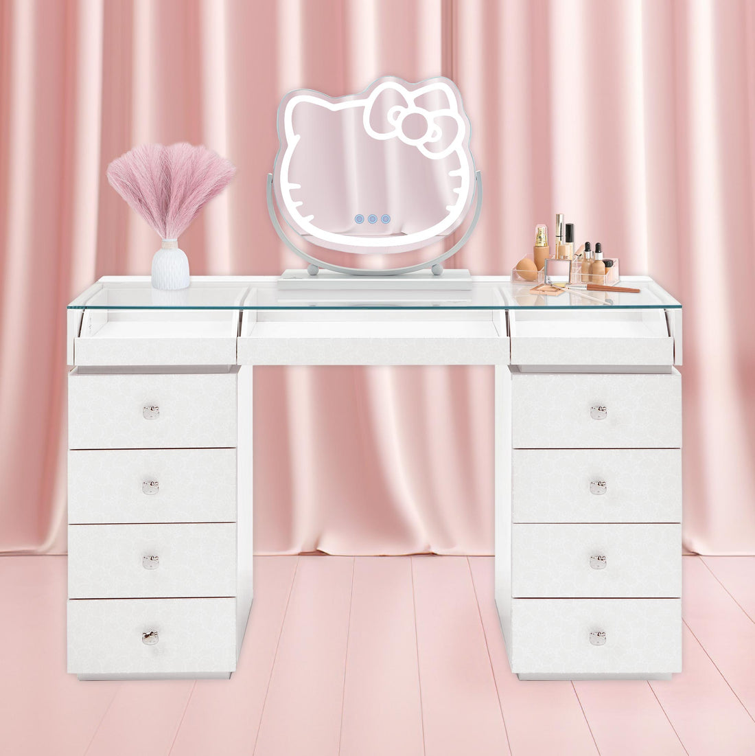 Hello Kittyยฎ SlayStation Vanity Table โ Impressions Vanity Co.