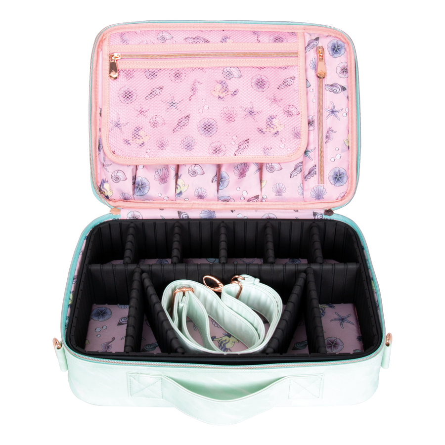 Ariel Makeup Carry Case with Adjustable Dividers