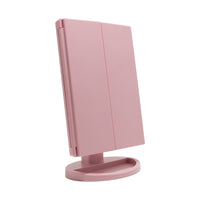 Touch Trifold Dimmable LED Makeup Mirror