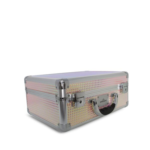 Impressions Vanity · Company Impressions Vanity Case Slaycase 2.0 Makeup Case, Vanity Travel Case in Studded with Bright LED Bulbs, Durable Vanity Cosmetic Case Including