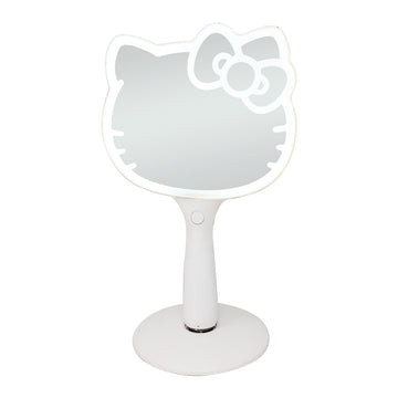 Hello Kitty Led Handheld Makeup Mirror With Standing Base
