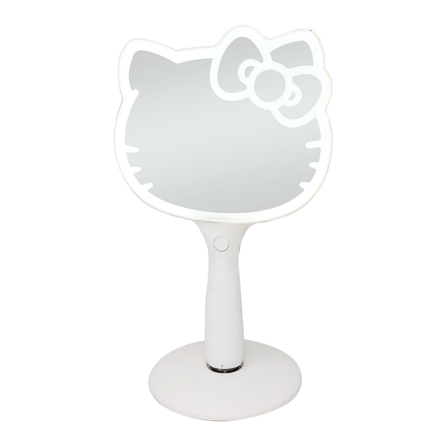  Impressions Vanity Hello Kitty LED Handheld Mirror, Makeup  Vanity Mirror with Standing Base and Adjustable Brightness