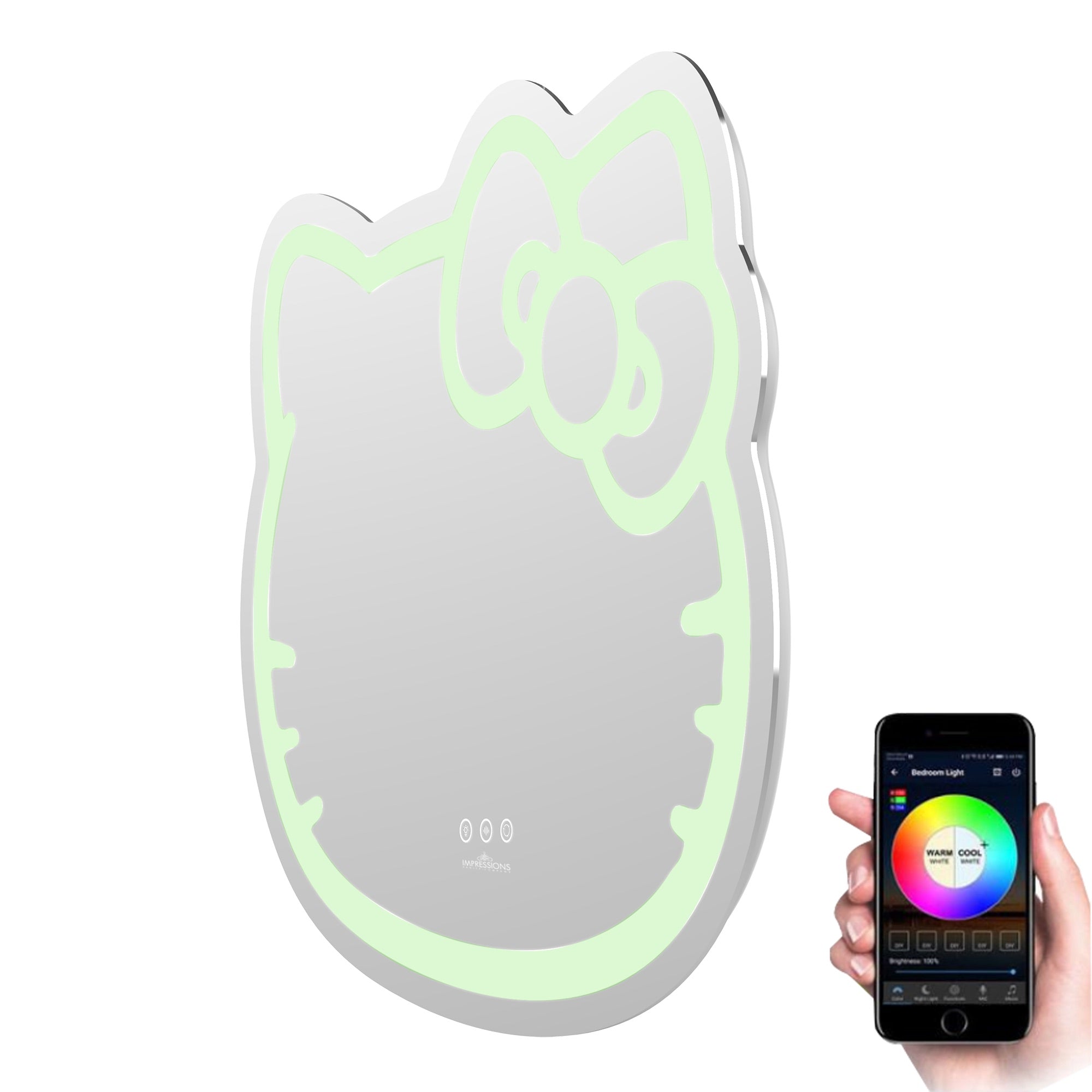 Hello Kitty LED Wall Mirror