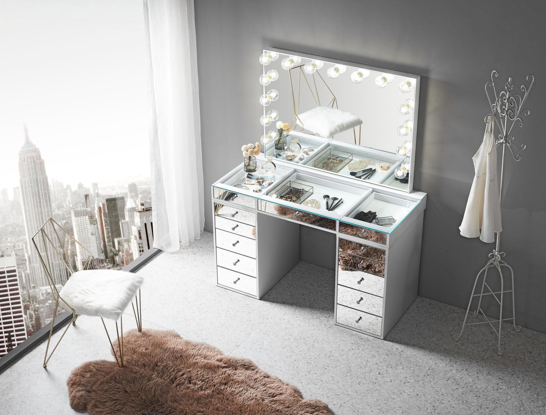 SlayStation 2.0 Mirrored Tabletop + 5 Drawer Units Bundle