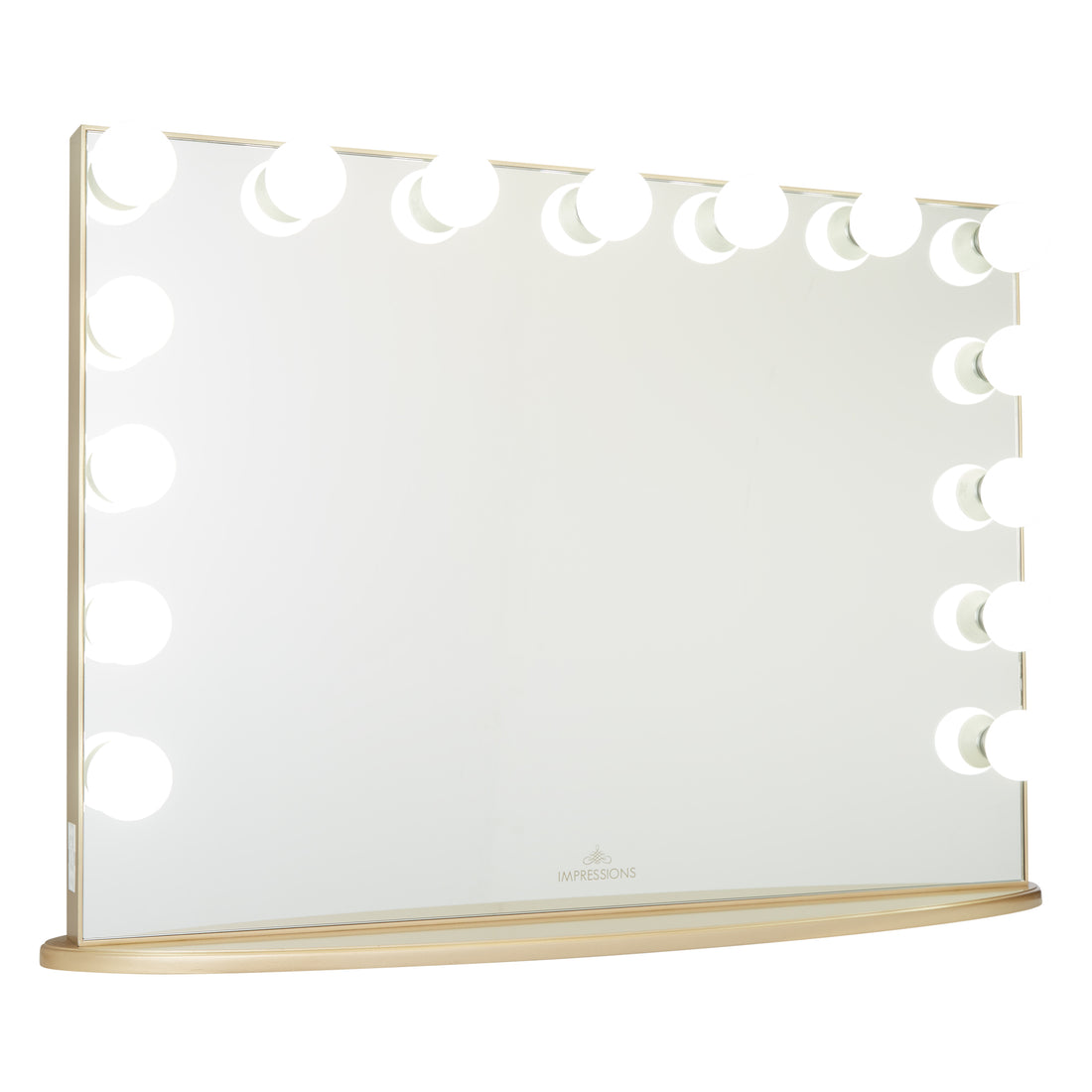 IMPRESSIONS VANITY · COMPANY Hollywood Glow XL Vanity Mirror with 12 Clear  LED Bulbs Dressing Makeup Mirror Dual Power Outlets - Wayfair Canada