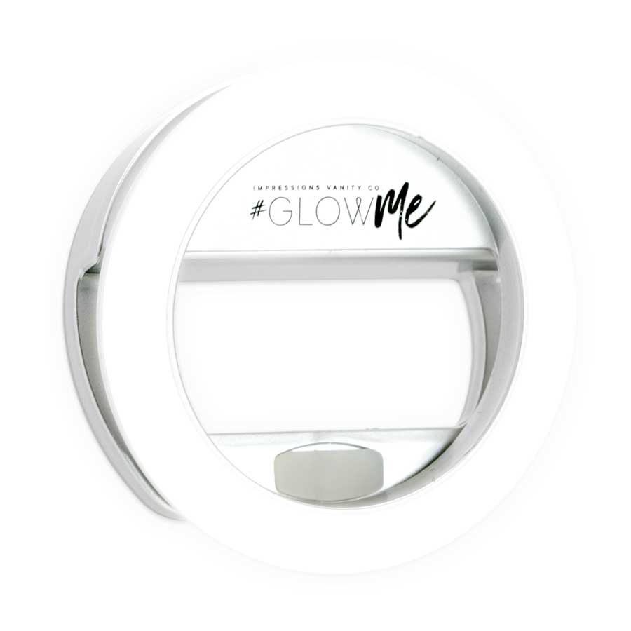 GlowMe® 2.0 LED Selfie Ring Light for Mobile Devices (USB Rechargeable)