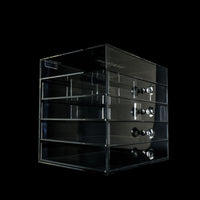 Diamond Collection 5-Tier Acrylic Organizer with Flip Open Top