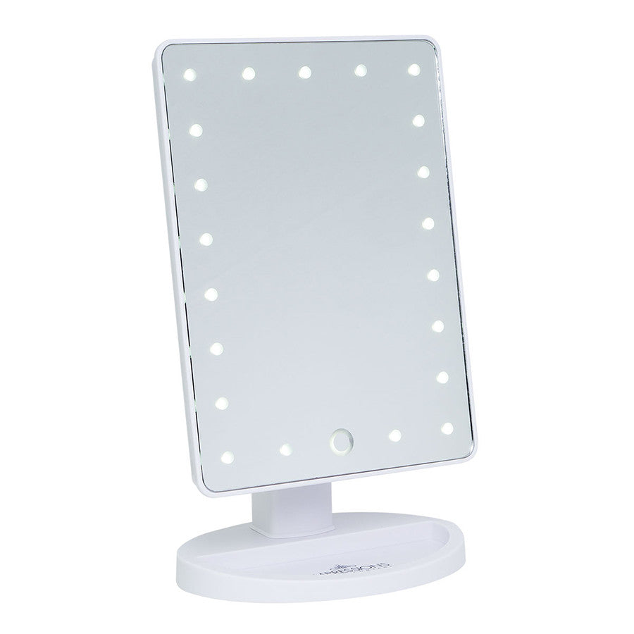 Impressions Vanity Touch LED Mini Vanity Mirror in White
