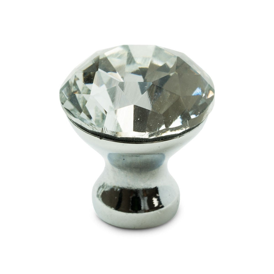 Crystal Lux Drawer Knobs in Crystal Clear