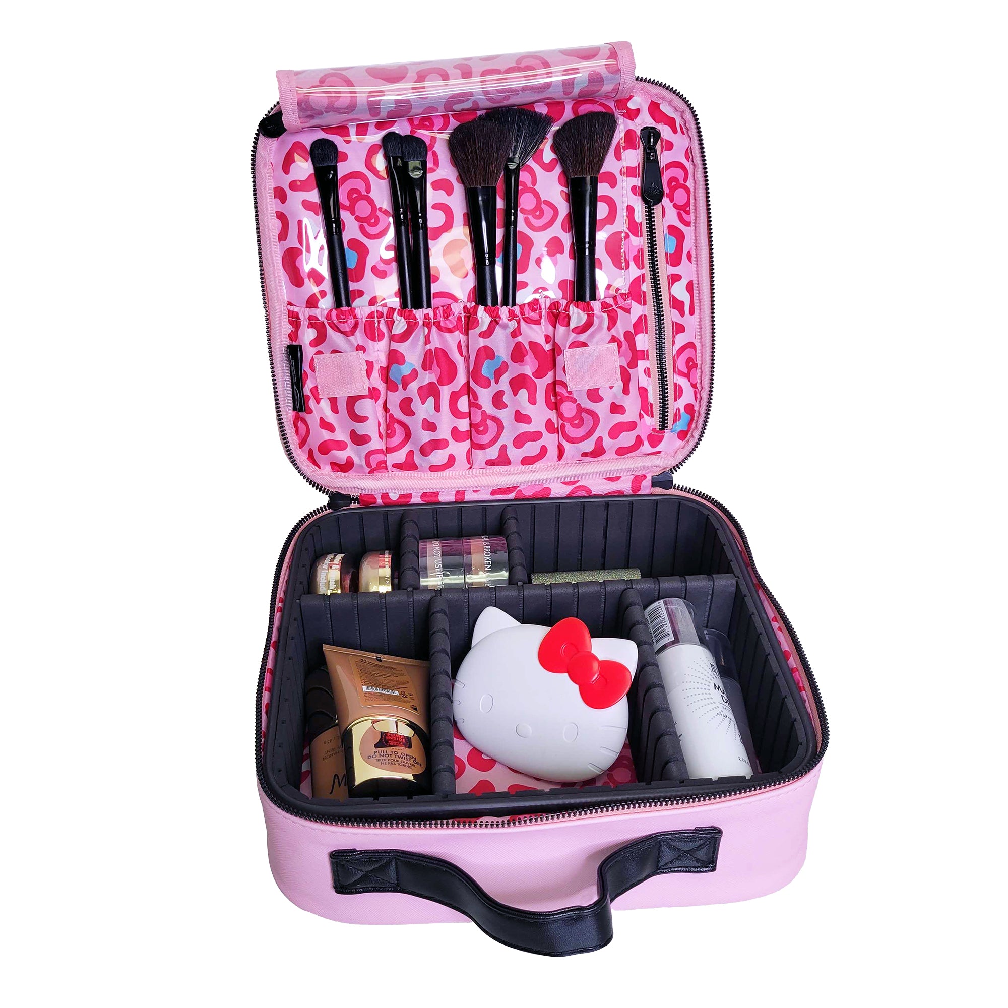 Hello Kitty Cosmetic Case Box Beauty Makeup Case Bag Organizer Travel  Makeup Bag