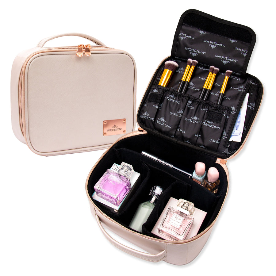 Verona Makeup Carry Case with Adjustable Dividers
