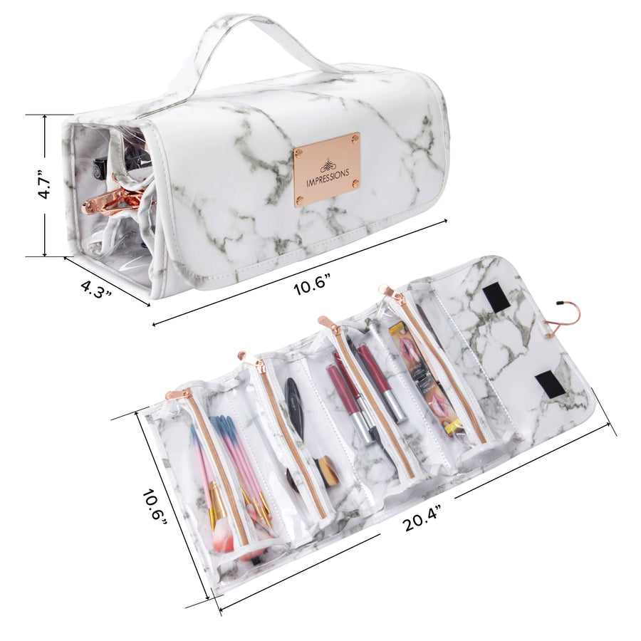 White Lattice Clear Cosmetic Bag, 2 size options – Southern Hospitality Co.