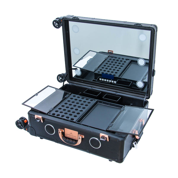 SlayCase® Pro Lux Vanity Travel Train Case • Impressions Vanity Co.